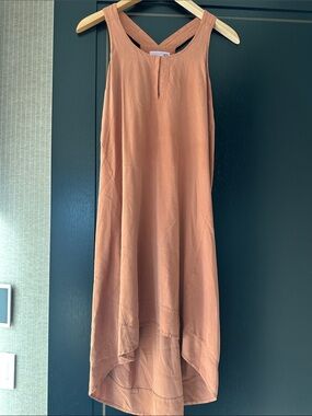 Calypso St. Barth Terracotta High-Low Dress